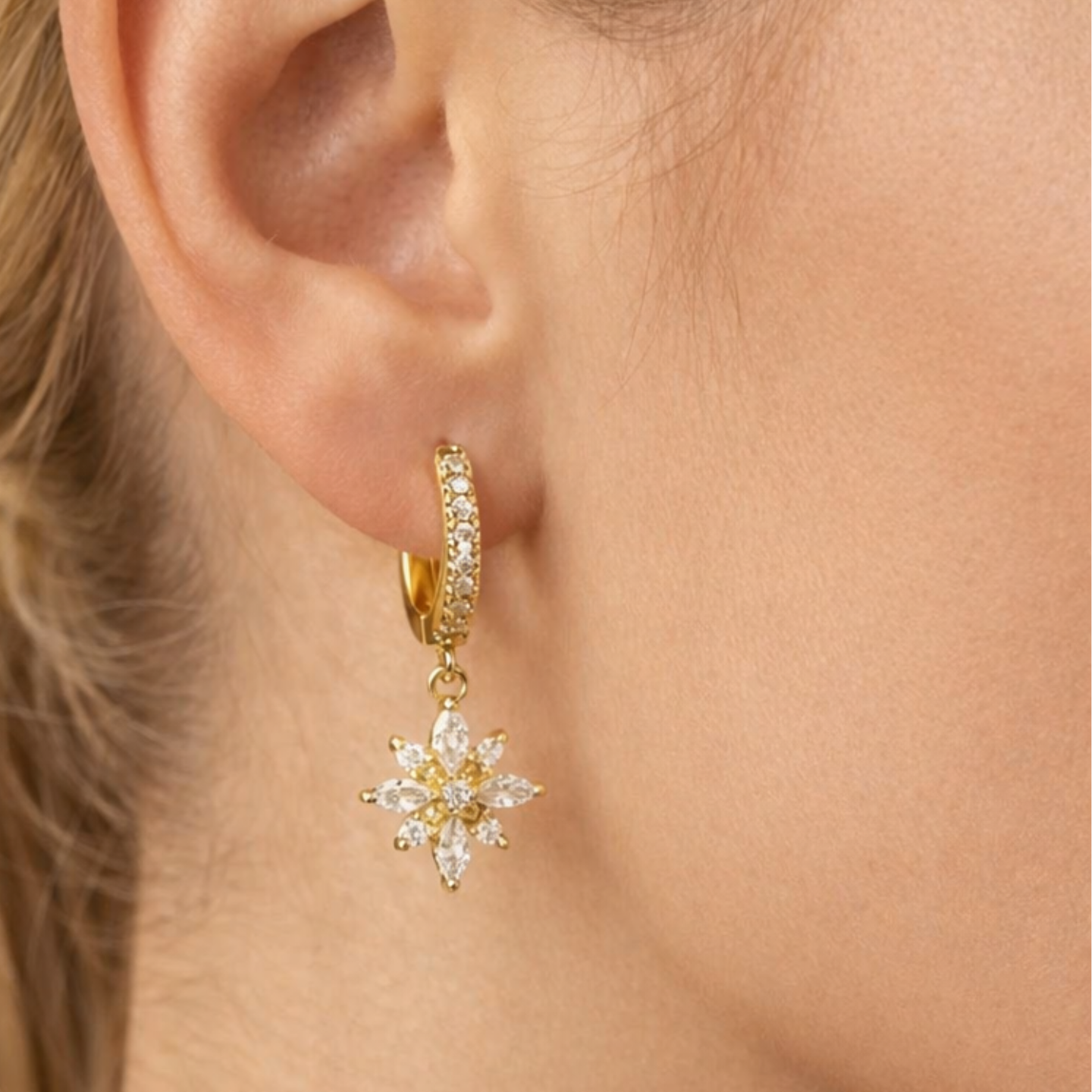 Aurora Hoops Goldplated